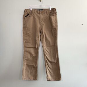 Ariat Rebar M7 Pants Slim Straight Leg Canvas Mens 38x32 Brown Workwear Utility